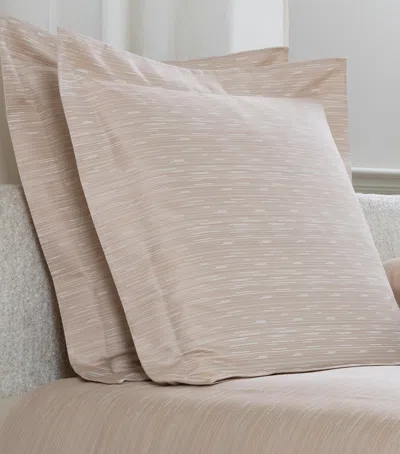 Frette Stardust Jacquard Square Pillowcase In Pink