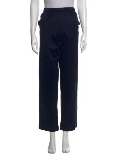 Pre-owned Frette Straight Leg Pants In Blue