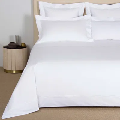 Frette Triplo Popeline Duvet Cover, King In White