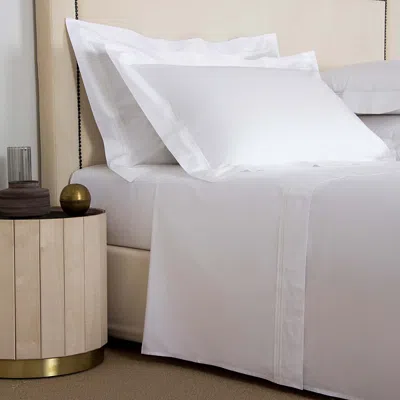 Frette Triplo Popeline Sheet Set, King In White/milk