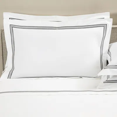 Frette Triplo Poplin Sham, Standard In White