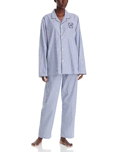 Frette Unisex Passage Poplin Pajama Set - Exclusive In Blue