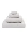 Frette Unito Face Cloth In Gray