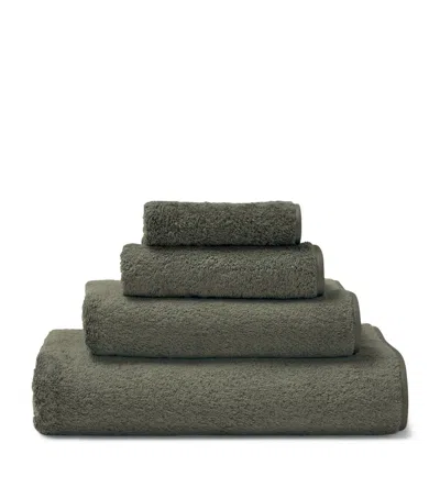 Frette Unito Hand Towel In Green
