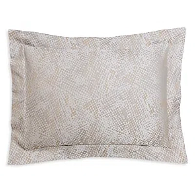 Frette Pitone Jacquard Sham, Standard - 100% Exclusive In Savage Beige/milk