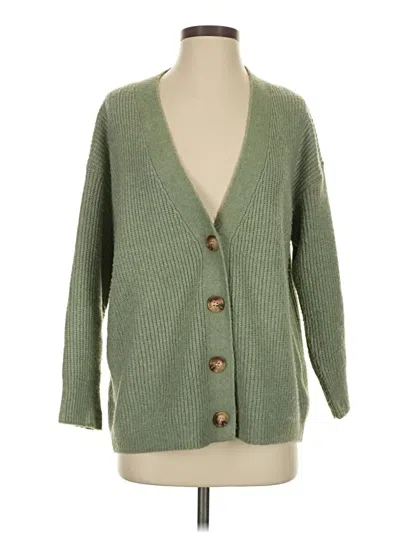Pre-owned Frey Cardigan Sweater In Green