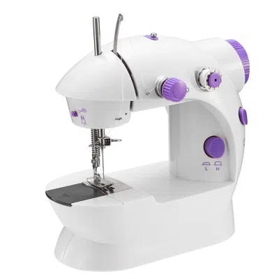 Frey Electric Sewing Machine Portable 2 Speed Overlock Foot W/ Foot Pedal Led Light