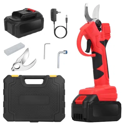 Frey Orchad 21v Cordless Electric Pruning Shears 40mm 1.57" Electric Branch Scissors Tree Branch Cutter With 2 R In Black