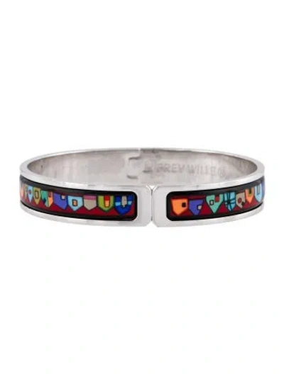 Pre-owned Frey Wille Enamel Hommage À Hundertwasser Bracelet, 7.75" In Multi