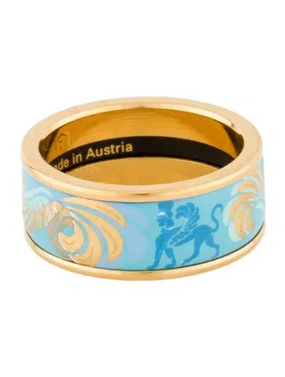 Pre-owned Frey Wille Enamel Magic Sphinx In Blue