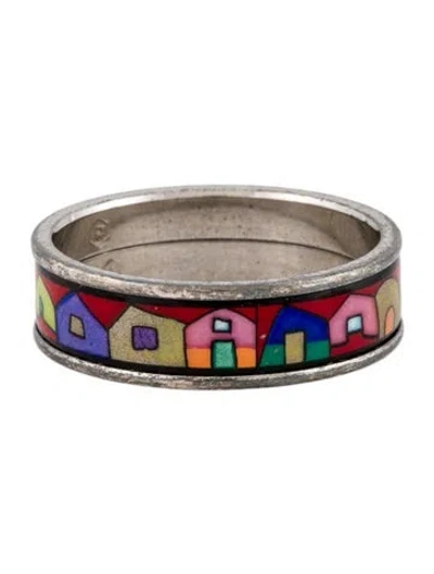 Pre-owned Frey Wille Enamel Ultra Ring In Multi