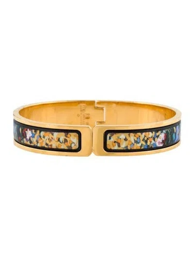 Pre-owned Frey Wille Hommage À Claude Monet Enamel Bangle, 6.75" In Multi