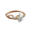 Freya & Thor Of Sweden Men's Arch Bracelet - Silver & Duo Double Brown In Silver