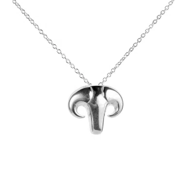Freya & Thor Of Sweden Men's Capra Necklace - Sterling Silver Min