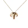 Freya & Thor Of Sweden Men's Capra Necklace - Vermeil Gold Min In Gold