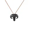 Freya & Thor Of Sweden Men's Gold / Black Capra Necklace - Oxid Silver & Gold Min In Multi
