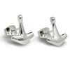 Freya & Thor Of Sweden Women's Arch Earrings - Sterling Silver Min In Silver
