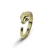 Freya & Thor Of Sweden Women's Lynx Ring - Vermeil Gold - Open End In Gold