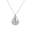 Freya & Thor Of Sweden Women's Tear Of Freya Necklace - Sterling Silver Mid In Silver