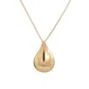 Freya & Thor Of Sweden Women's Tear Of Freya Necklace - Vermeil Gold Mid In Gold