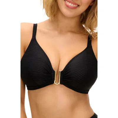 Freya Cala Cuba Bikini Top In Black Sands
