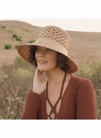 Freya Carnation Bucket Hat In Tan In Multi