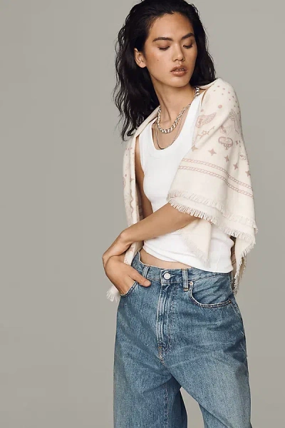 Freya Cosmic Rodeo Cashmere Pashmina Wrap In Neutral