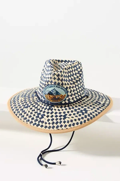 Freya Don't Take It For Granite Straw Lifeguard Rancher In Blue