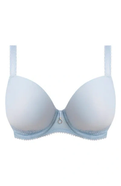 Freya Fascinate Underwire Plunge T-shirt Bra In Blue