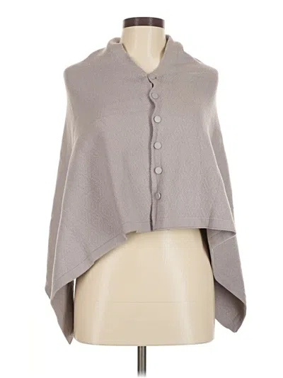 Pre-owned Freya Harper Poncho In Gray