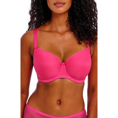 Freya Idol Underwire Balconette Bra In Hot Pink