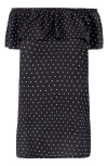 FREYA JEWEL COVE DIAMOND PRINT COVER-UP DRESS