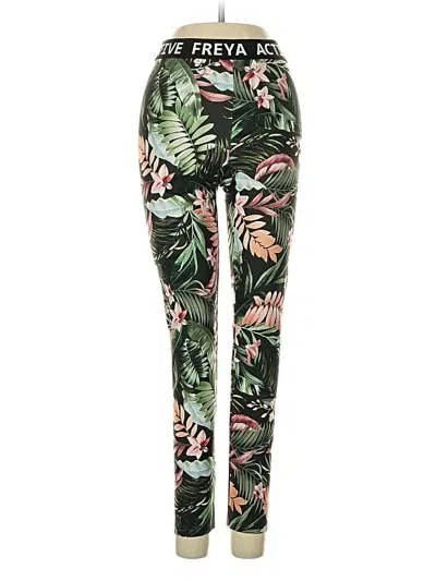 Pre-owned Freya Leggings In Green