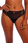Freya Loveland Embroidered Bikini In Bombshell Black
