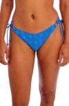 Freya Nomad Nights Tie Side Bikini Bottoms In Atlantic (alt)