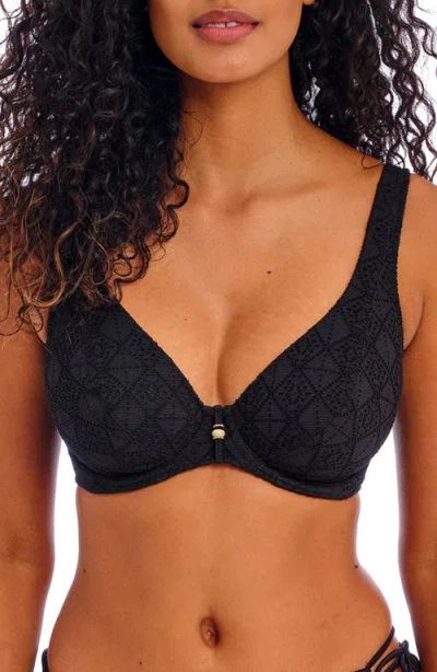 Freya Nomad Nights Underwire Bikini Top In Black (blk)