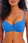 Freya Nomad Nights Underwire Sweetheart Neck Bikini Top In Atlantic (alt)