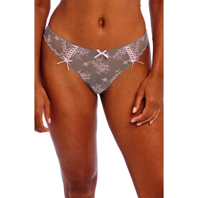 Freya Offbeat Decadence Galloon Lace Briefs In Brown