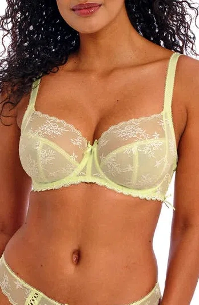 Freya Offbeat Decadence Underwire Side Support Bra In Green