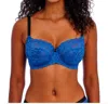 Freya Offbeat Side Support Bra In Dazzling Blue In Blue