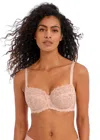 Freya Offbeat Side Support Underwire Bra In Natural Beige In Pink