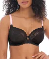 Freya Offbeat Underwire Plunge Bra, Aa5452 In Black