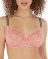Freya Offbeat Underwire Side Support Bra In Pink
