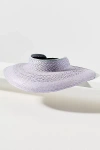 Freya Redwood Wide Straw Visor In Purple