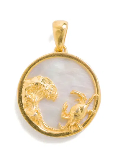 Freya Rose Cancer Pendant In Gold