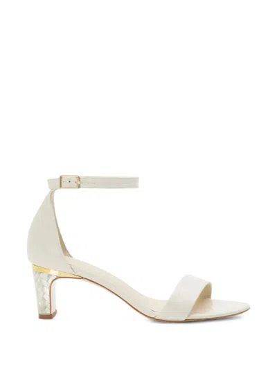 Freya Rose Chloe Ankle-strap Heeled Sandals In White