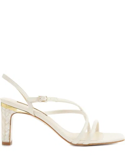 Freya Rose Giselle Heeled Sandals In White