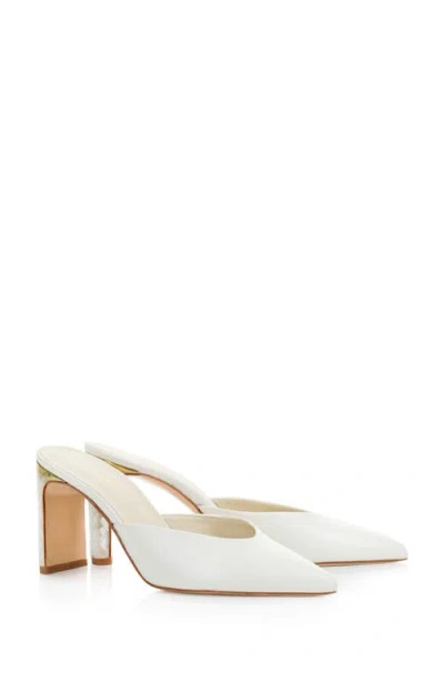 Freya Rose Jolie Pearl Heel Sandal In White