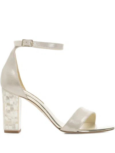 Freya Rose Martene Embellished-heel Sandal In White
