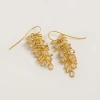 Freya Rose 22ct Gold Midi Crystal Drops In Gold